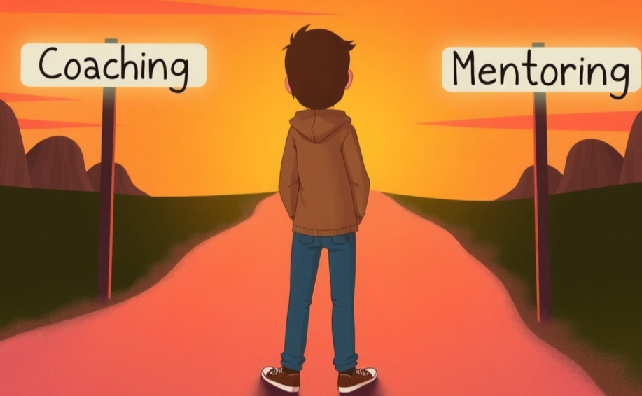 Coaching versus mentoring