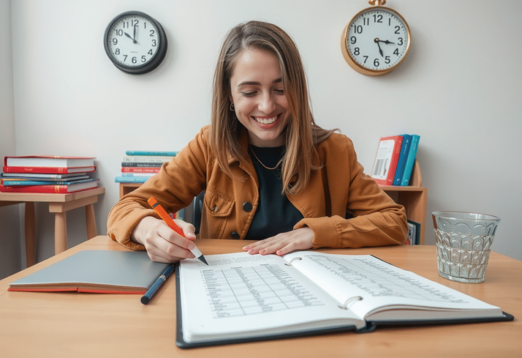 Student exam preparation