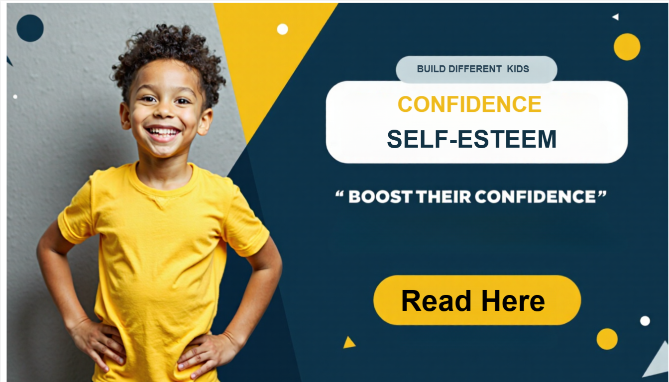 young boy with big smile showing "How to build confident in children"