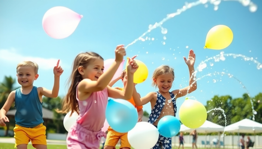 best summer activities for children-playing with water
