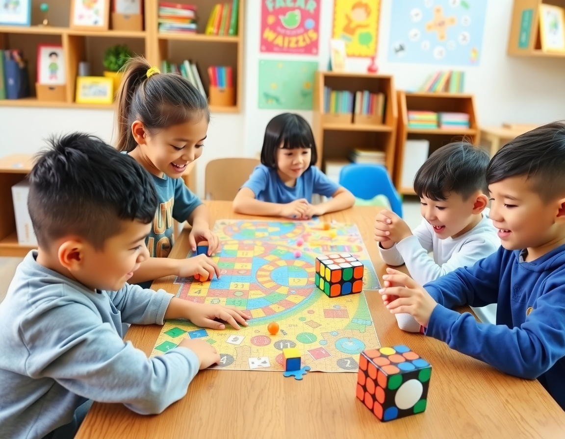 kids playing educational games