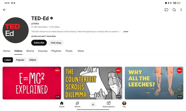 Best Educational YouTube Channels for Kids