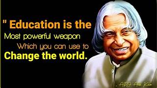 Education Quote from APJ Abdul Kalam