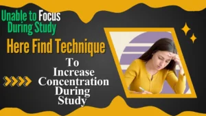 How to increase concentration during study
